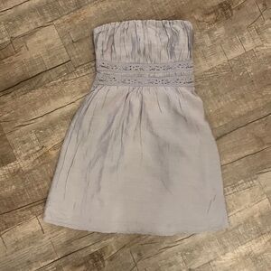 Women's Strapless Mustard‎ Seed Dress